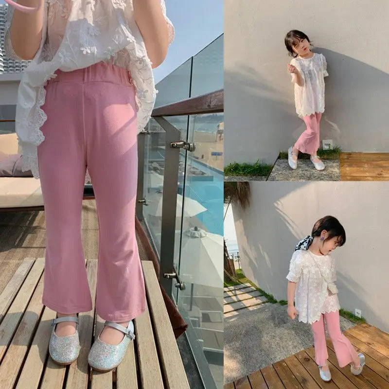 Solid Flared Pants