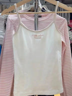 Girls And Cats Embroidered Cami