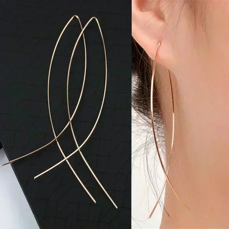 Geometric Irregular Stereo Heart-Shaped Earrings