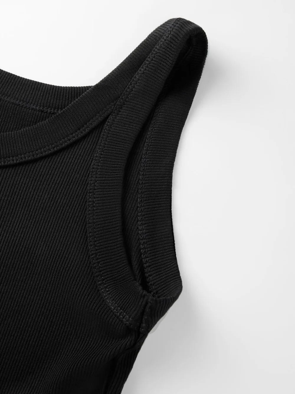 3PCS Ribbed Cotton Tank Top