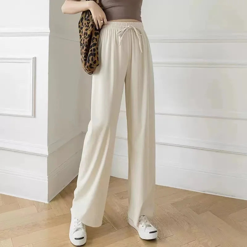 Ankle-Length Wide Leg Pants