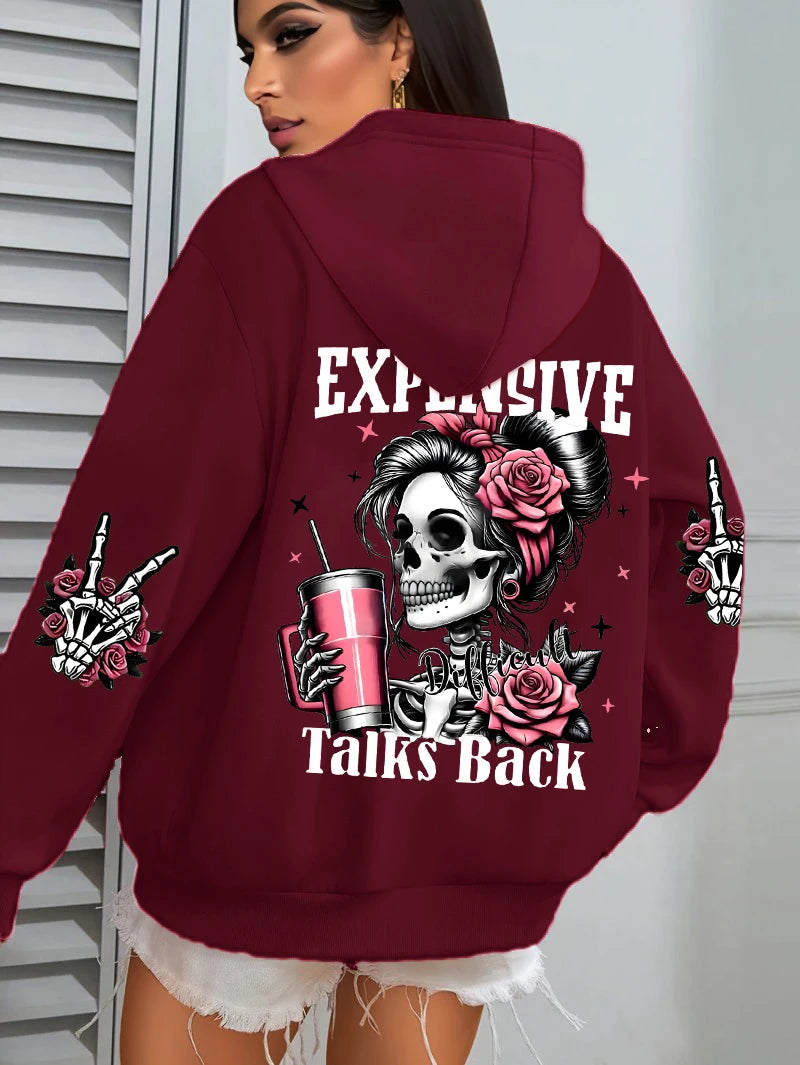 Expensive Talks Back Hoodie