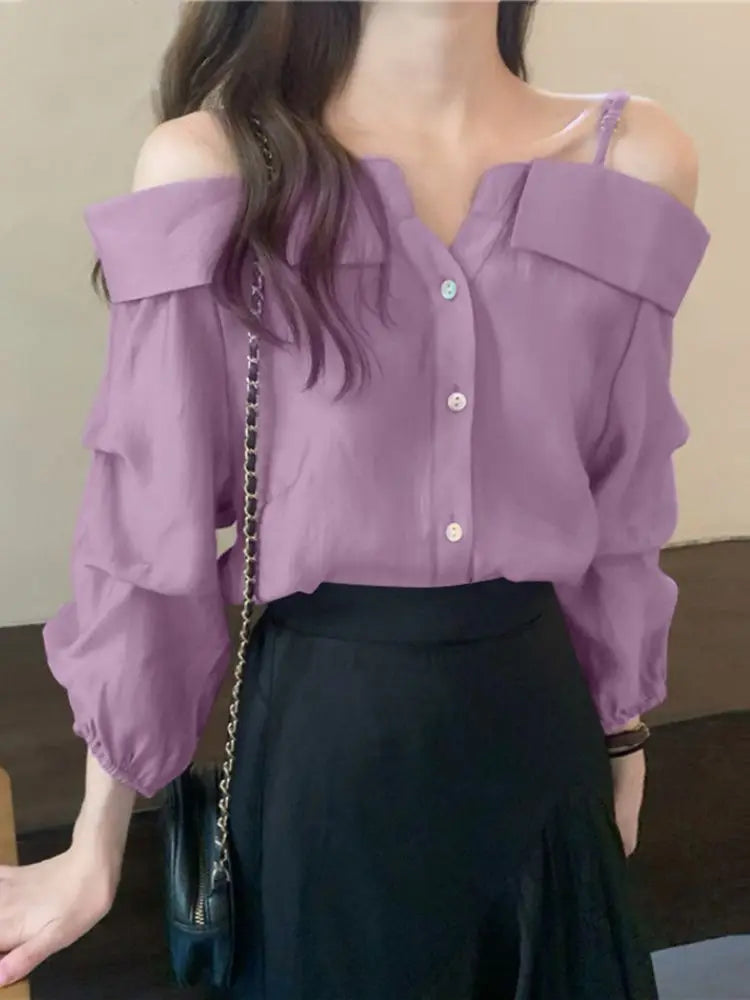 ZANZEA Off Shoulder Blouse