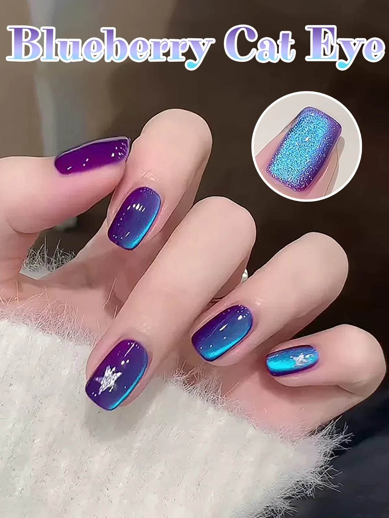 WS 1Pcs 10ML 2026 New Dragon Fruit Cat Eye Gel - Ultra-Bright Magnetic Polish with Diamond Sparkle Effect