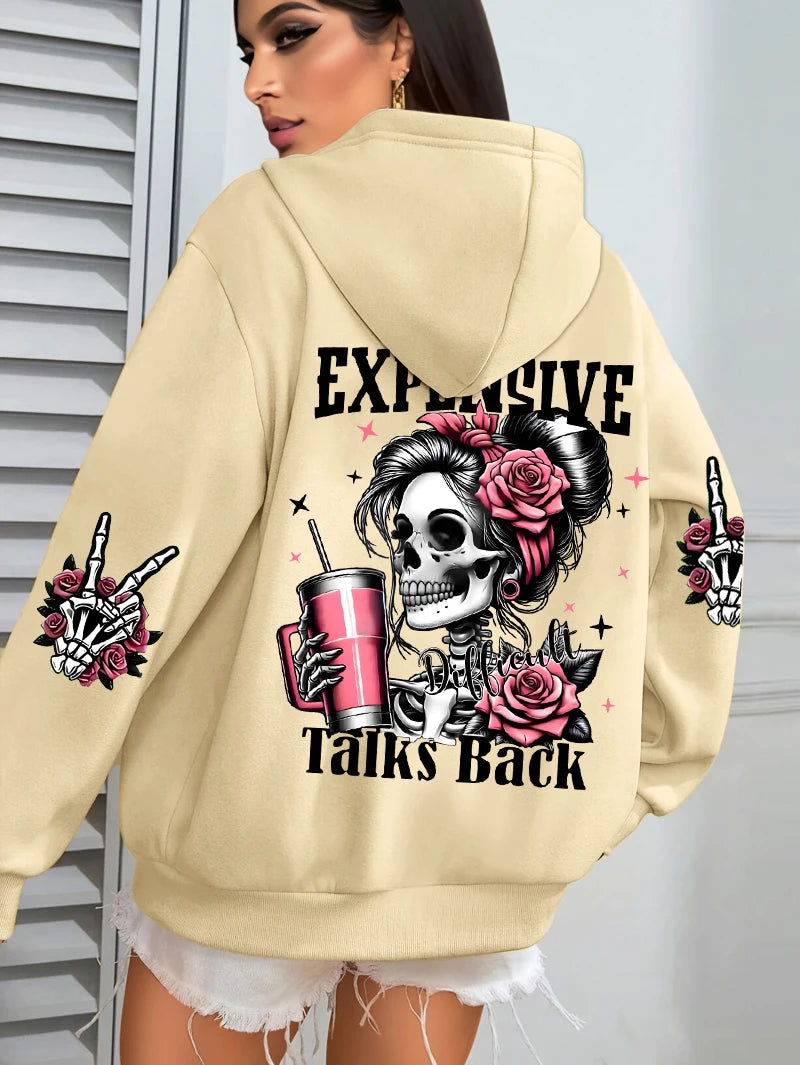 Expensive Talks Back Hoodie