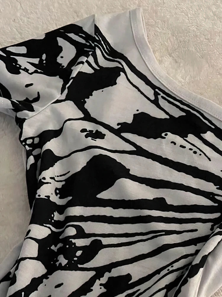 Off Shoulder Butterfly Tee