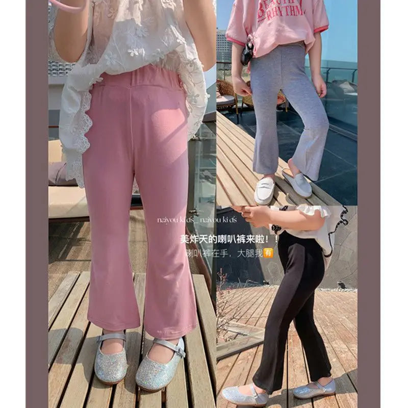 Solid Flared Pants