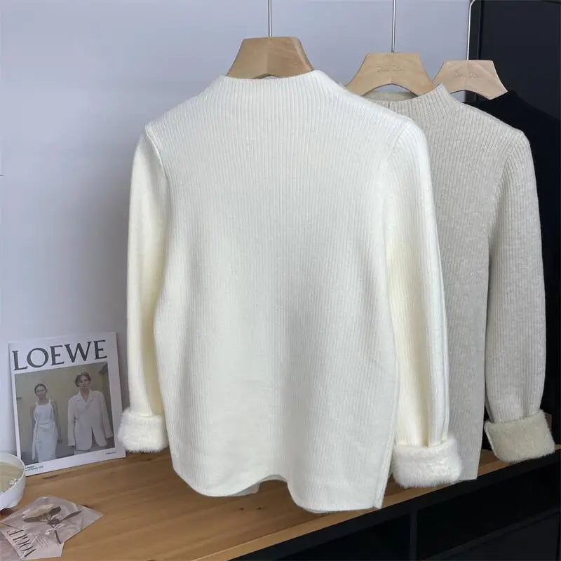 Knitting Bottoming Sweater