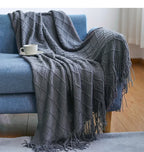 Knitted Throw Blanket