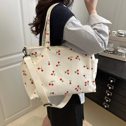 Cherry Print Tote