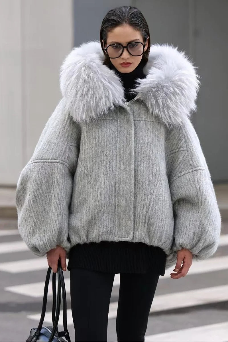 Down Fur Jacket