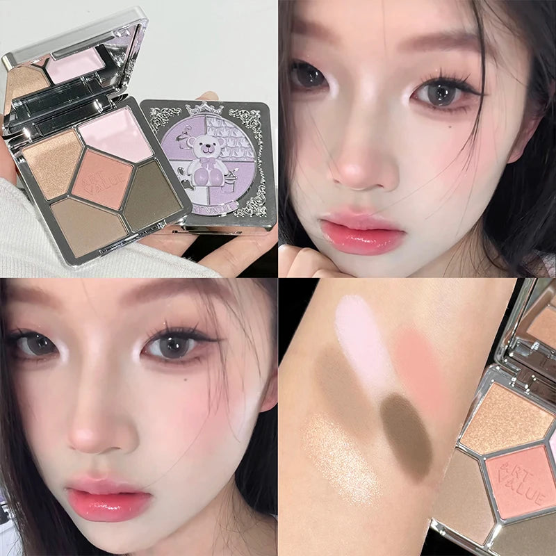 5 Colors Eyeshadow Palette
