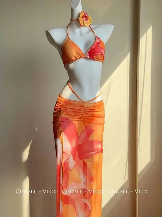 Beach Swimsuit 3 Piece Set