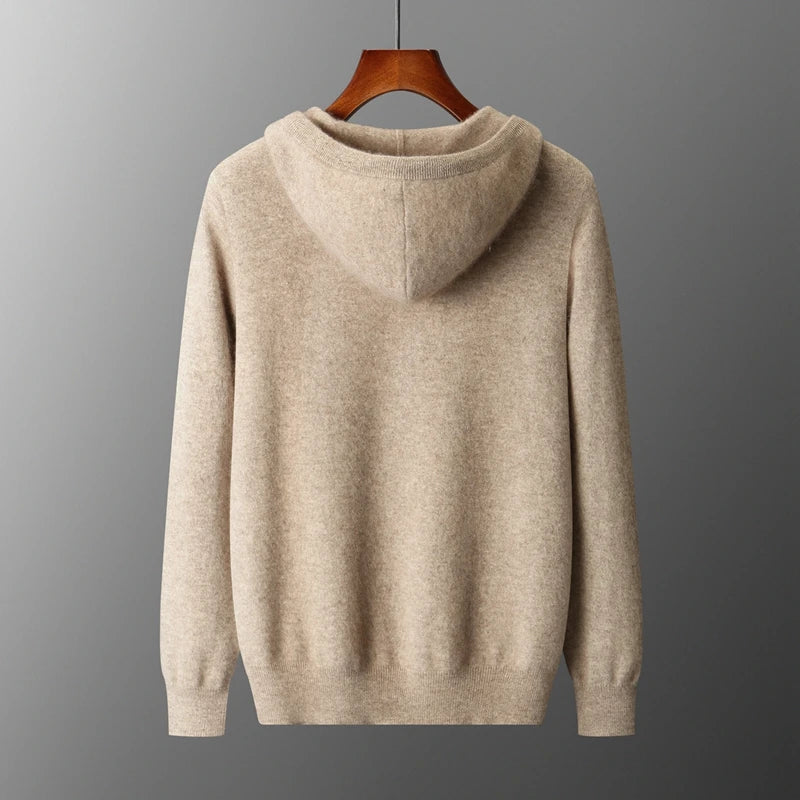 Knitted Hooded Sweater