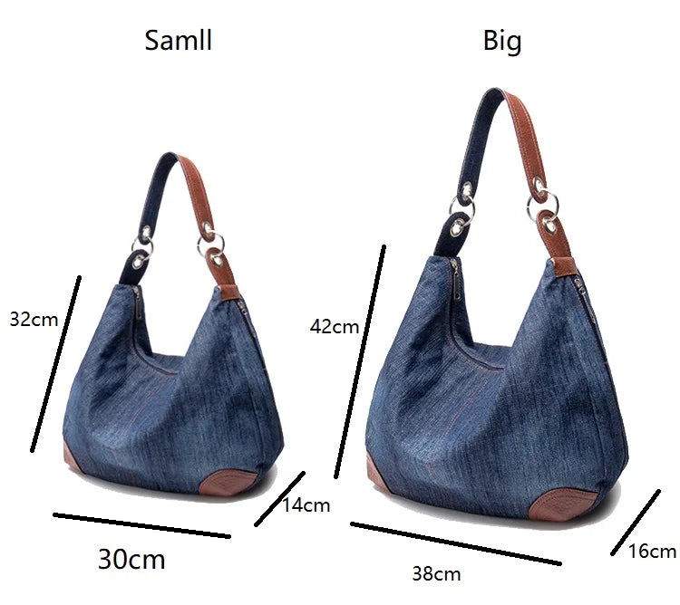 Denim Shoulder Bag