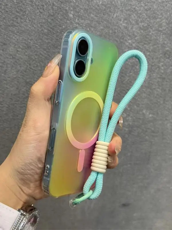 Ink Clashing Colours Chameleon for Magsafe Lanyard Case