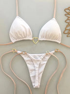 Sweetheart Contrast Bikini Set