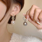 925 Sterling Silver Elegant Cubic Zirconia Drop Earrings