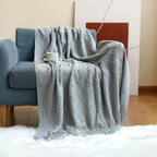 Knitted Throw Blanket