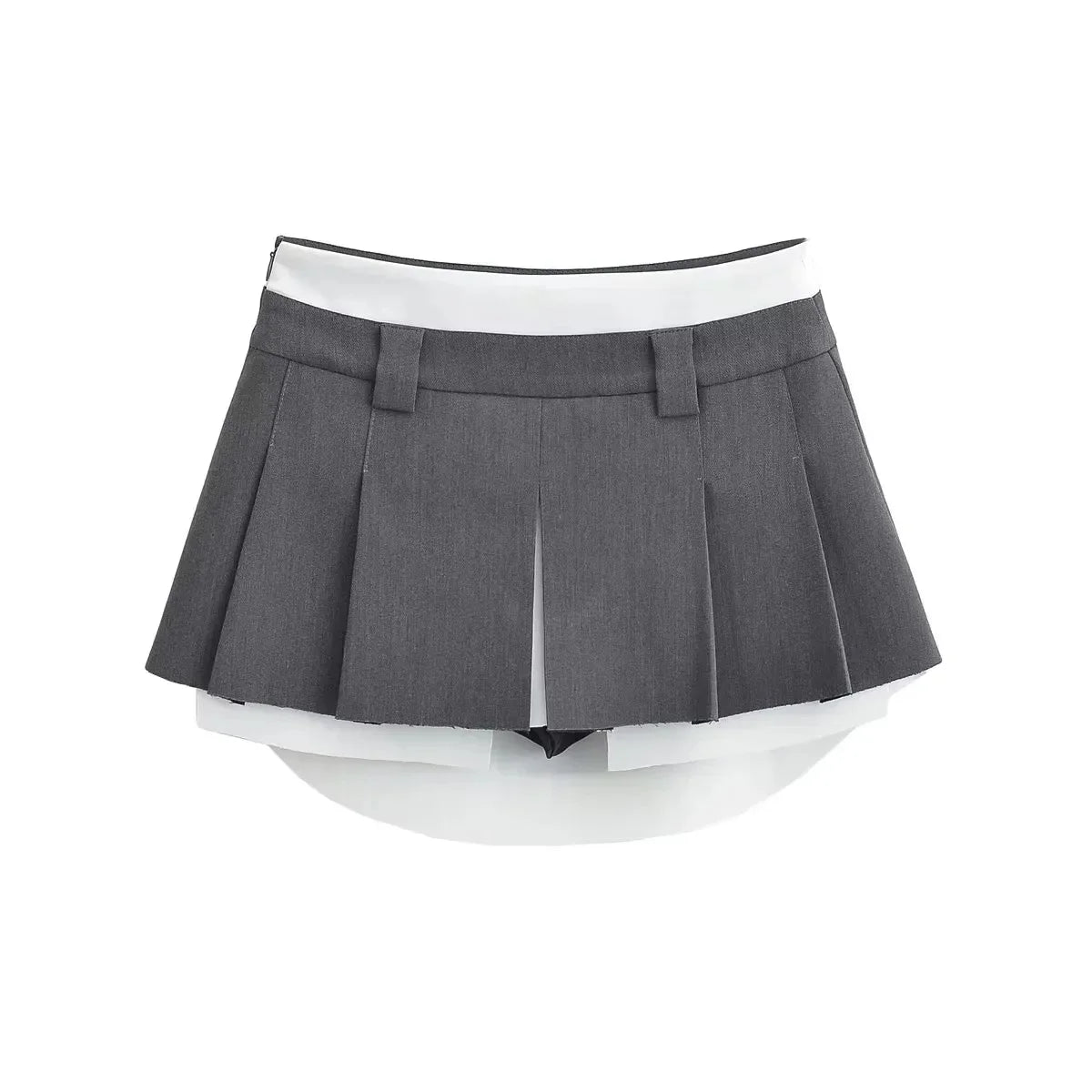 Low-Waist Mini Skirt