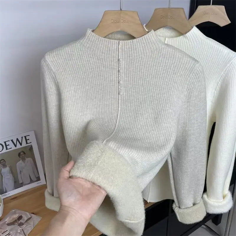 Knitting Bottoming Sweater