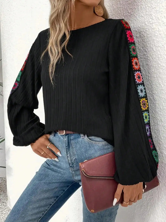 Long Sleeve Breathable Semi-Sheer T-Shirt