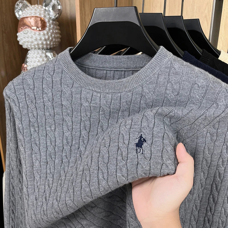 Long-Sleeved Knit Sweater