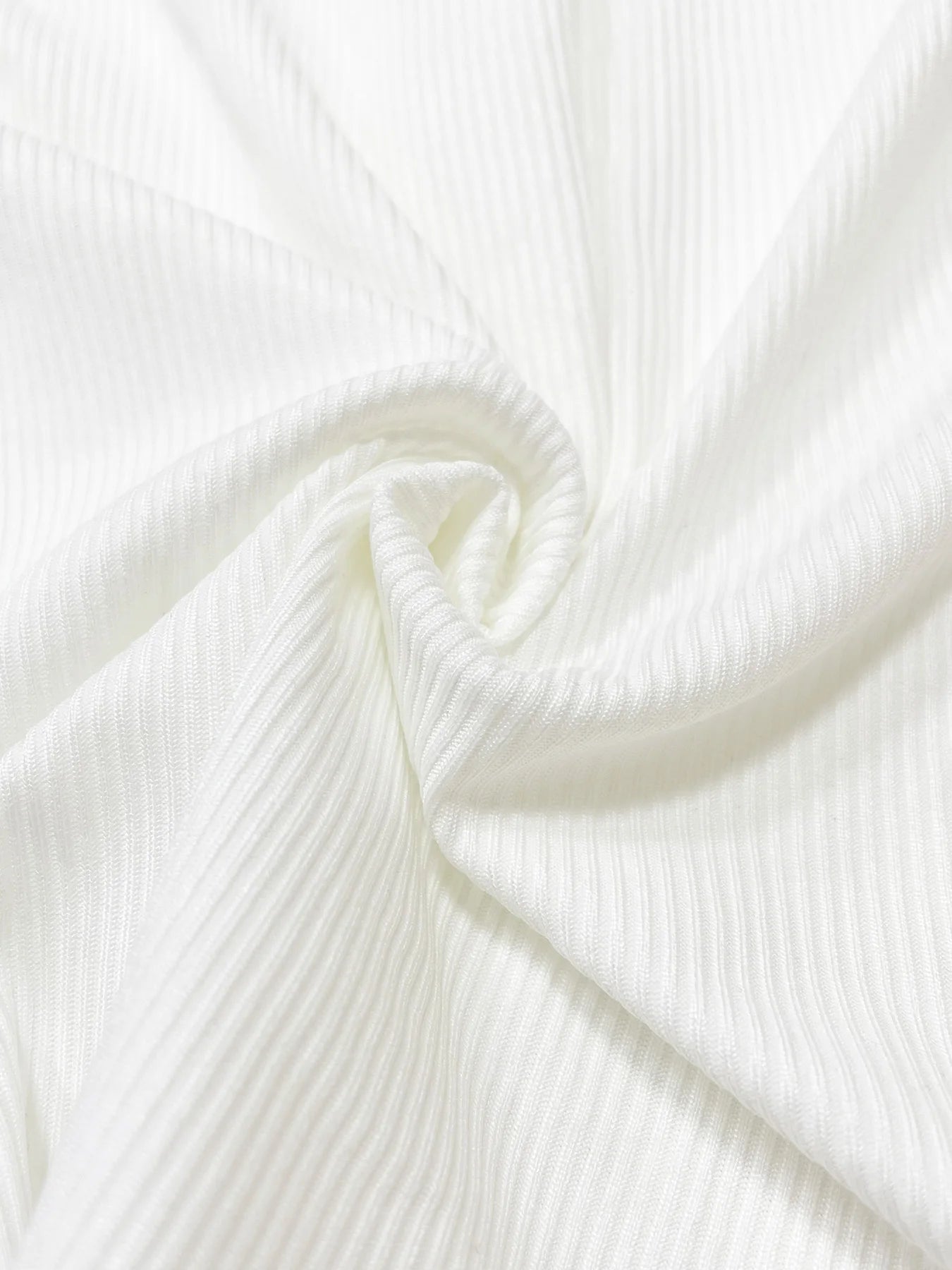 Plain Half Button Front Ribbed Tee