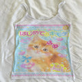 Kitten Graphic Camisole Top