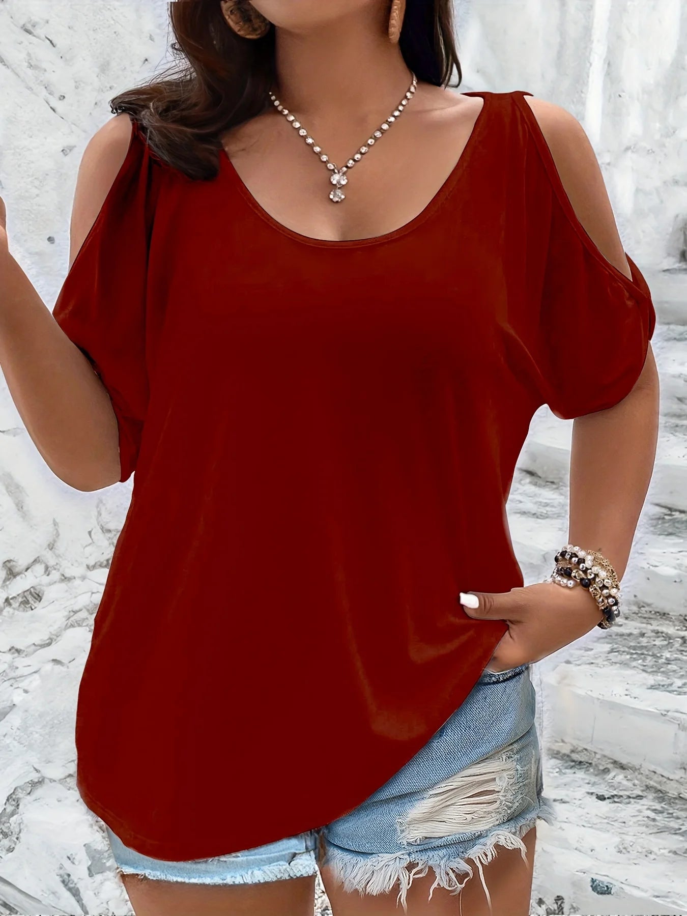 Cold Shoulder T-Shirt