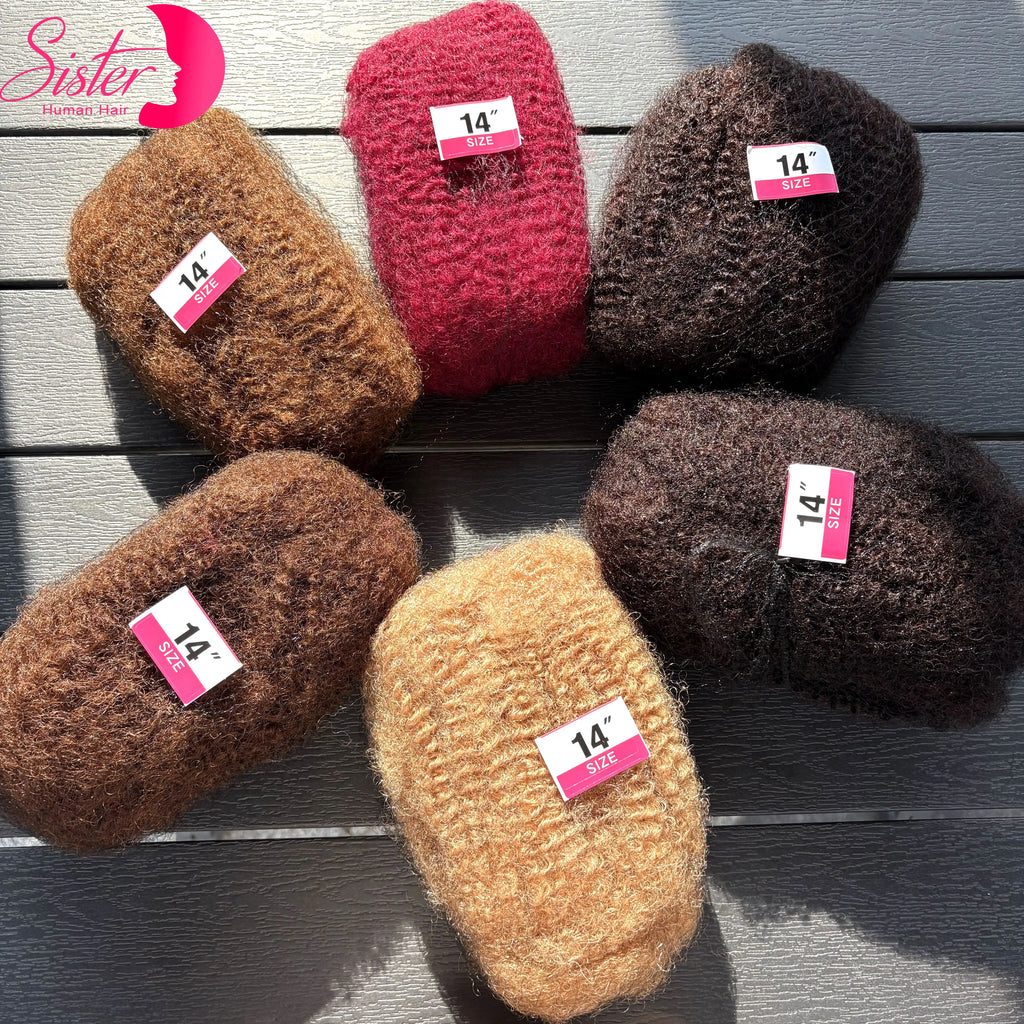 30g/Pack 10-18In 4C Afro Kinky Human Hair
