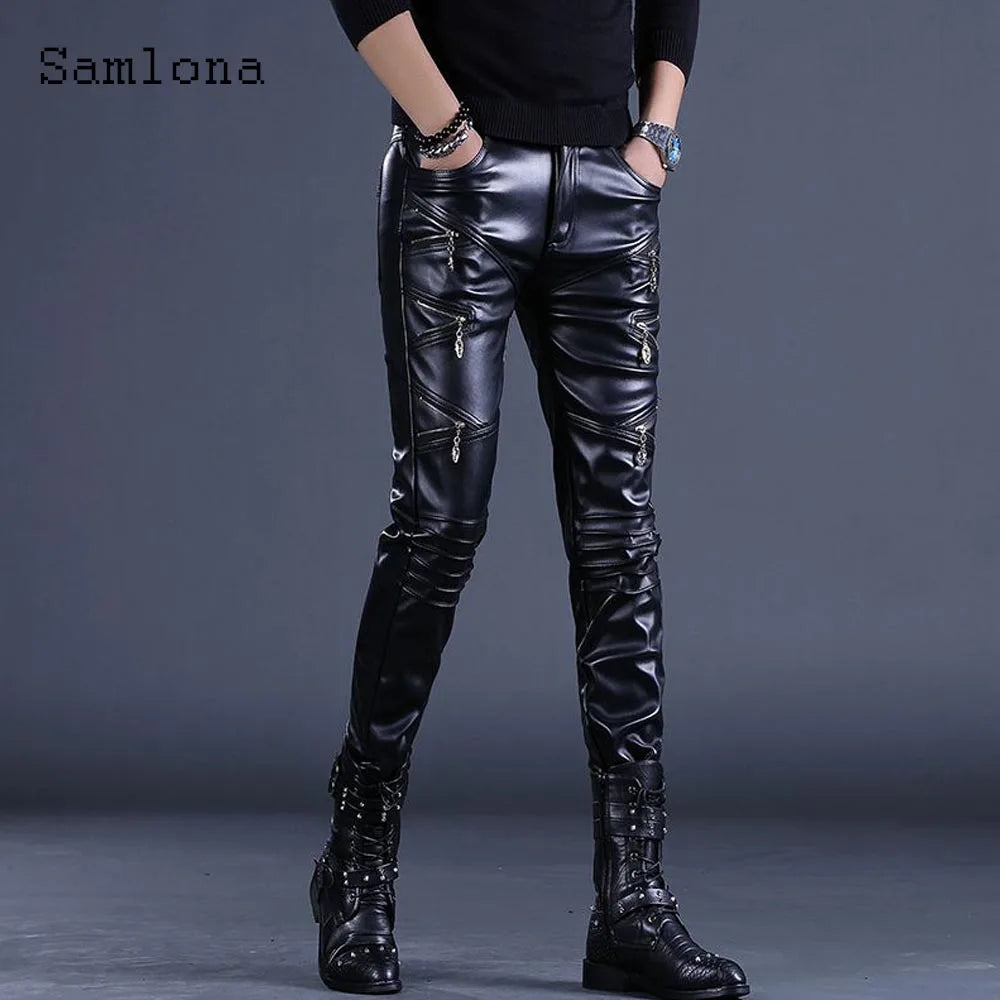 PU Leather Pants
