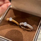 Inlaid Single Diamond Ring