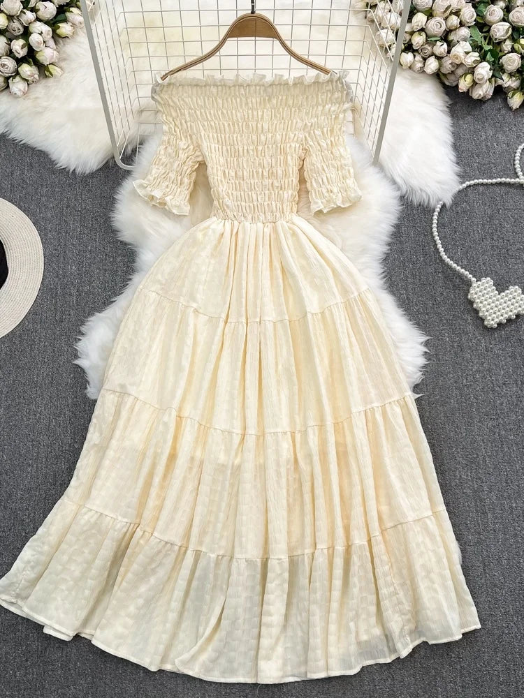A-Line One-Shoulder Dress