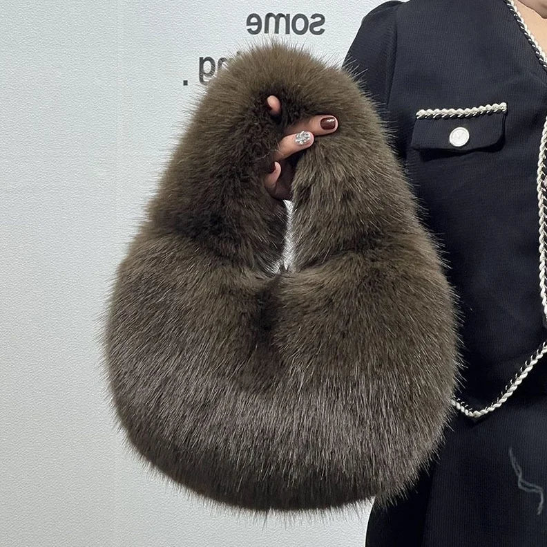 Furry Shoulder Bag