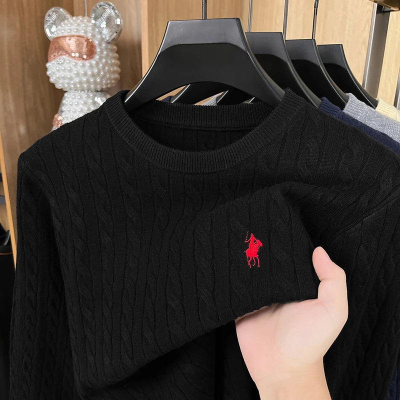 Long-Sleeved Knit Sweater