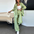 Zip Sweater & Long Pant Set