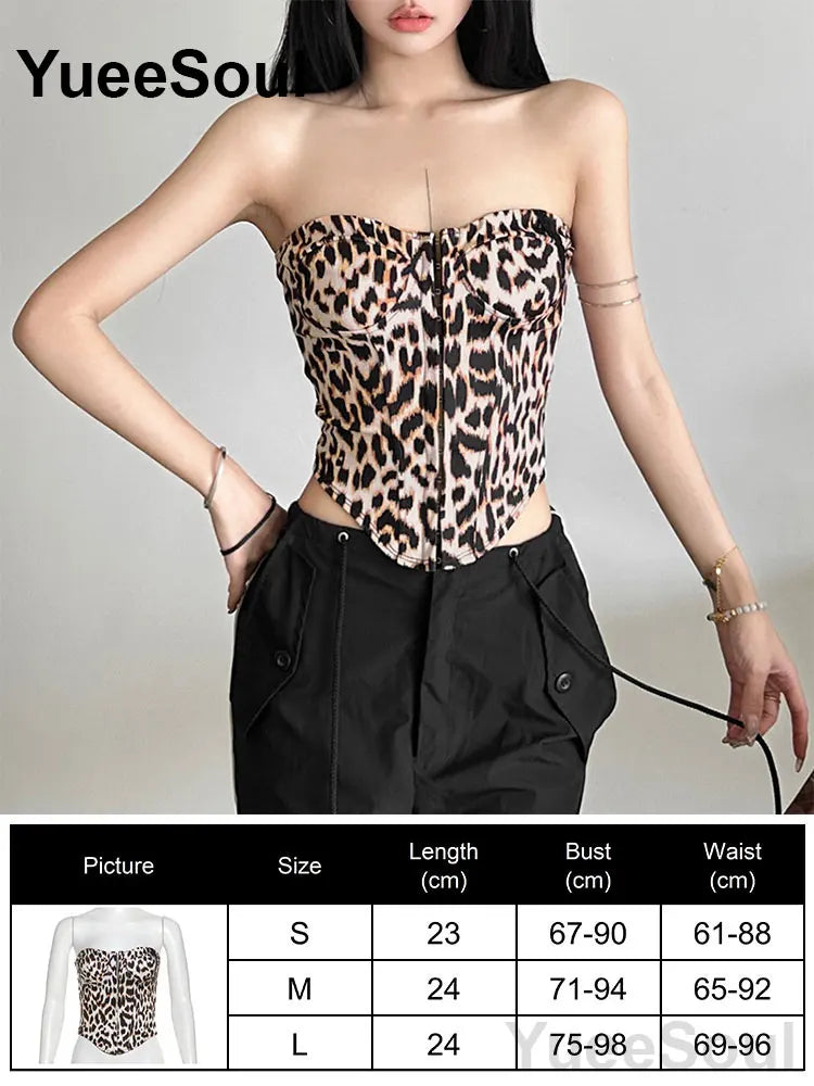 Strapless Corset Bustier Top