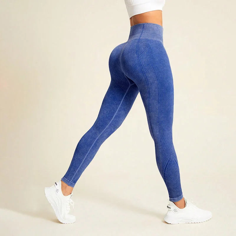Nylon Sanding Yoga Leggings