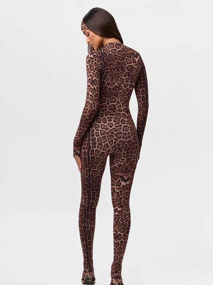 Ahagaga Leopard Jumpsuit