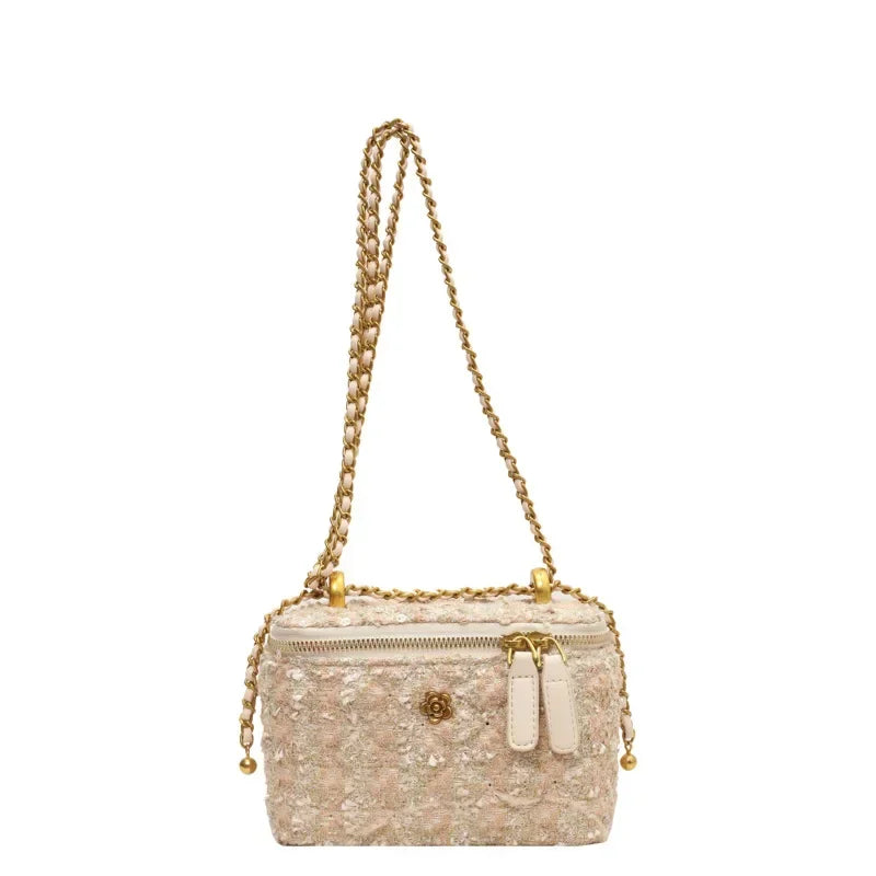 Wool Weave Knitted Crossbody Bag