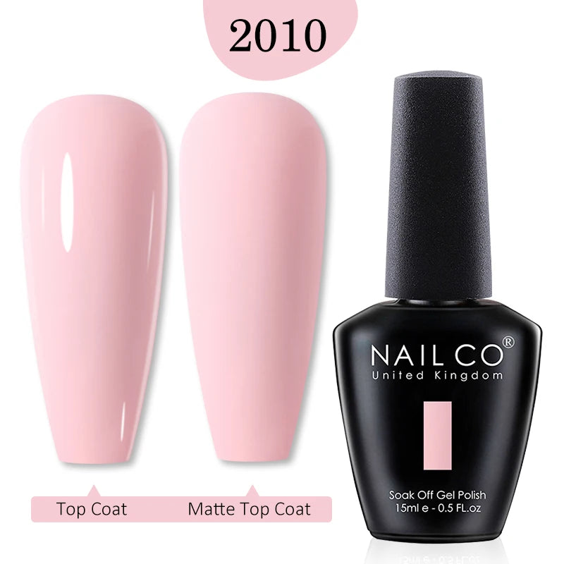 NAILCO 15ml Nail Gel Polish Winter Nude Colors Hybrid Gel Varnish Manicure UV Gel Nail Polish Primer Top Base Coat LED Nails Art