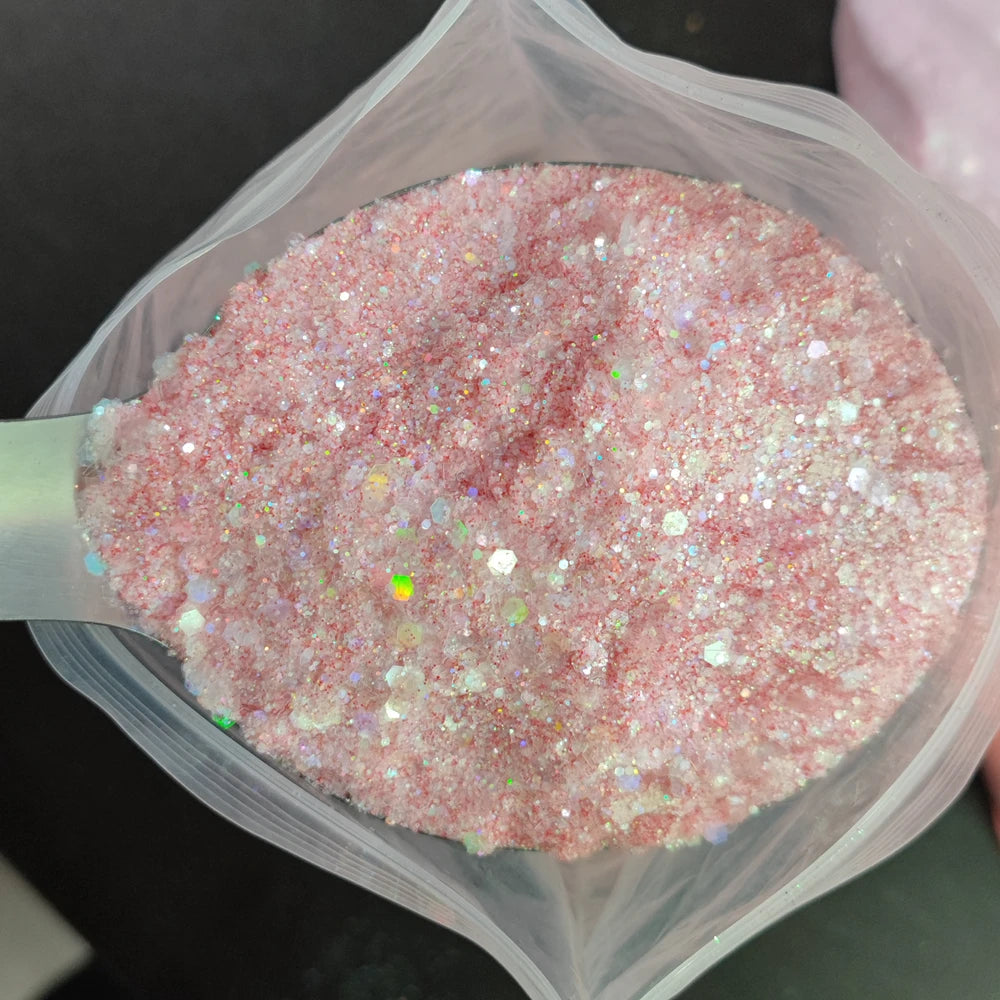 1KG Wholesale Mixed Size Holographic Nails Sequins Manicure Glitter Flakes Paillettes Nail Art Decorations Body/Face Glitter