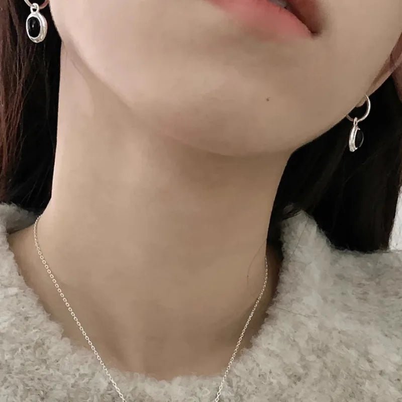 925 Sterling Silver Gold Round Earrings
