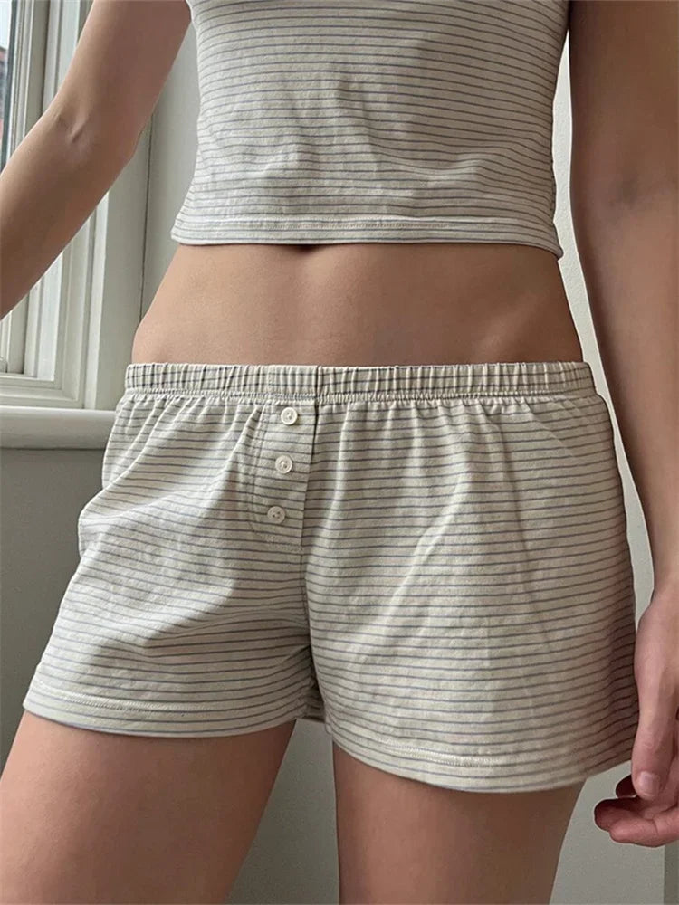 Casual Elastic Shorts