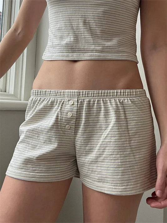 Casual Elastic Shorts