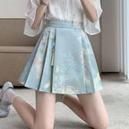 High Waist Horse Face Skirt