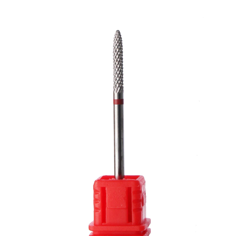 Carbide Cutter Nail Drill Bits Tungsten Drills Manicure Electric Nail File Gel Polish Remover Pedicure Flame Cutter Accessories