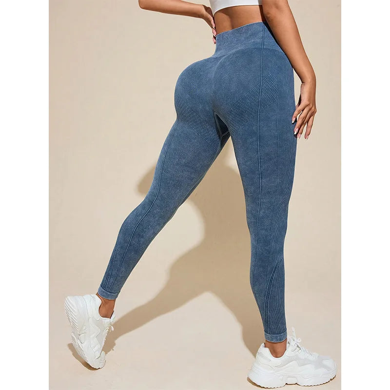 Nylon Sanding Yoga Leggings