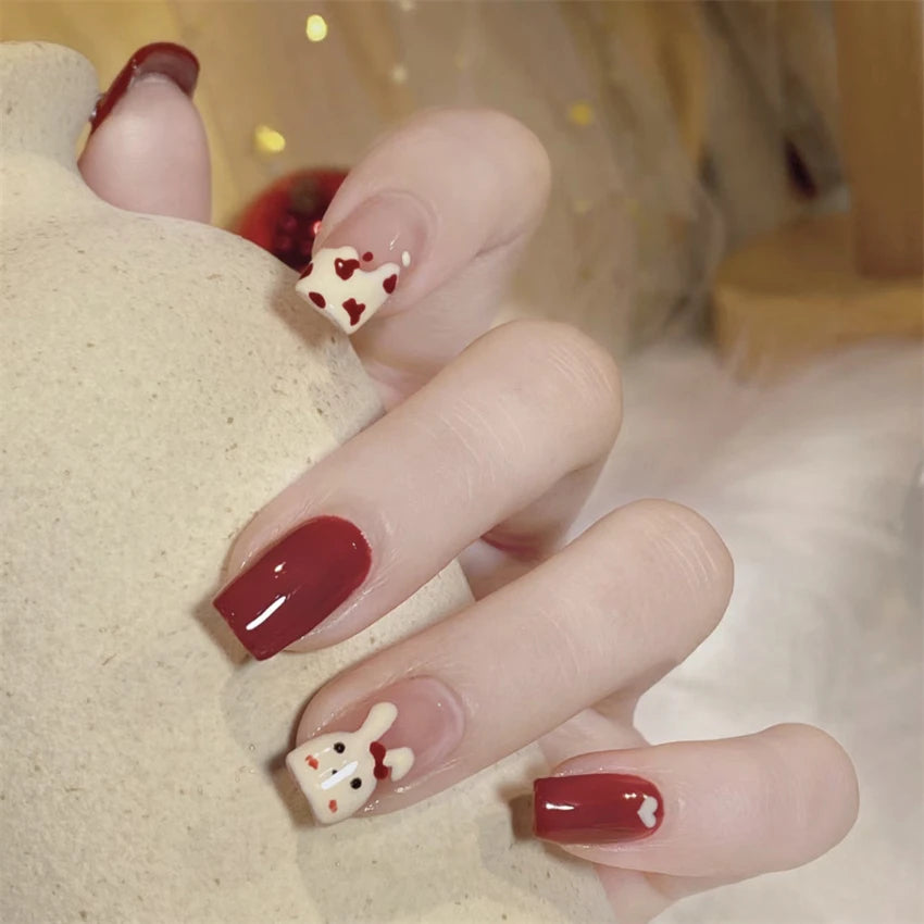 24pcs Professional Ultra-thin Finished Fake Nails